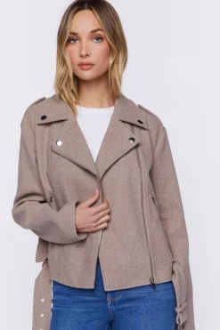 Brushed Moto Jacket