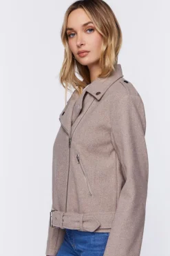 Brushed Moto Jacket