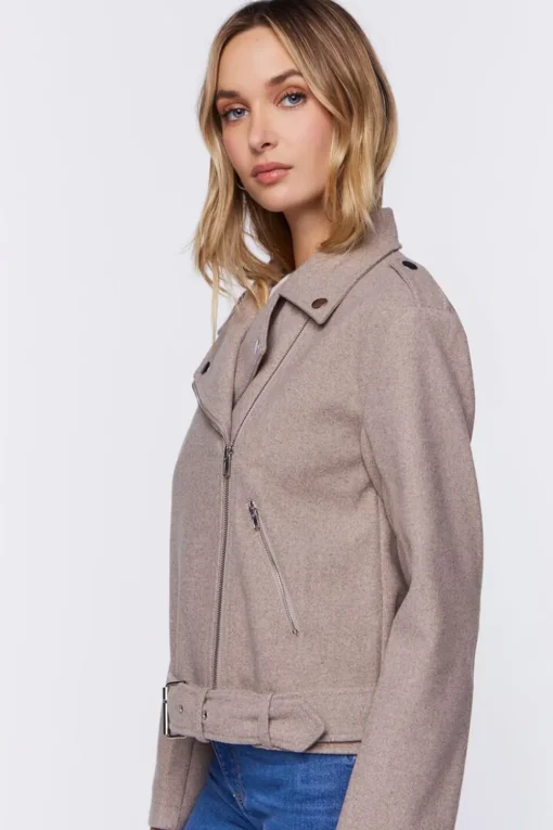 Brushed Moto Jacket