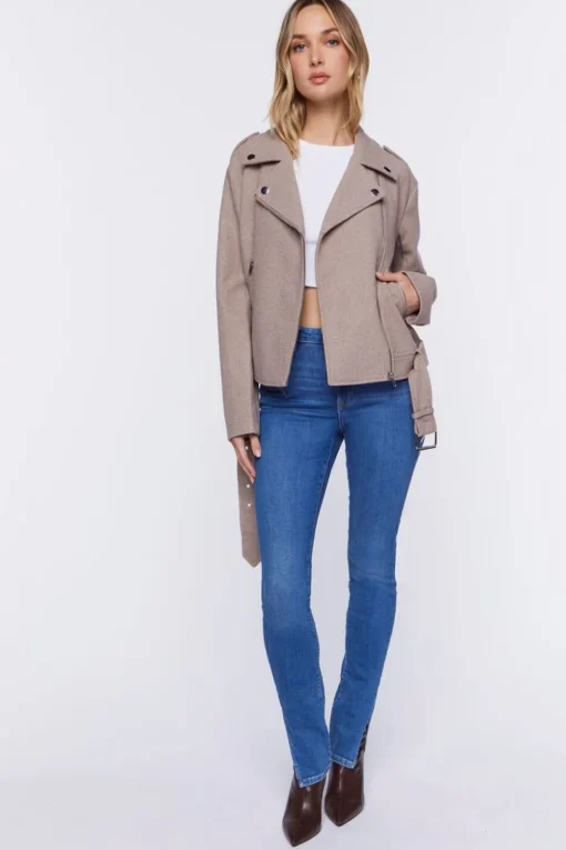 Brushed Moto Jacket