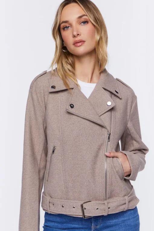 Brushed Moto Jacket