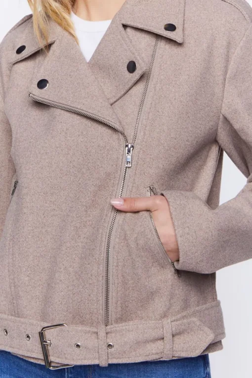 Brushed Moto Jacket