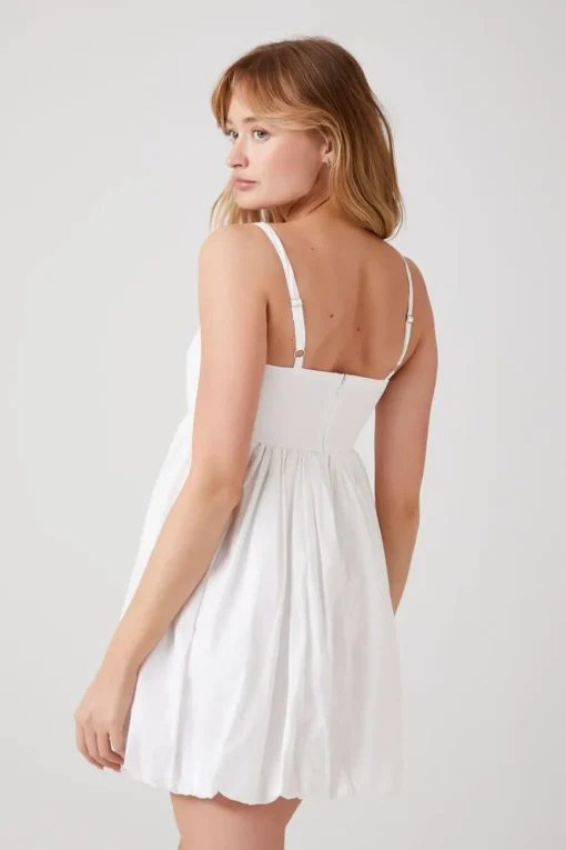 Bubble-Hem Babydoll Dress