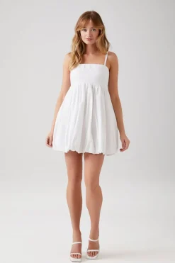 Bubble-Hem Babydoll Dress