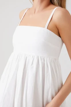 Bubble-Hem Babydoll Dress