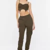 Bustier Cami & Cargo Joggers Set