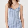 Bustier Denim Mini Dress