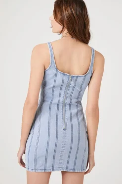 Bustier Denim Mini Dress