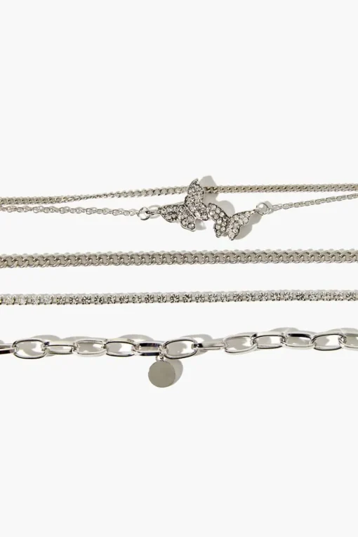 Butterfly Chain Bracelet Set