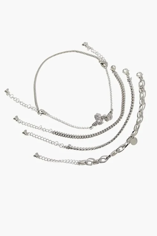 Butterfly Chain Bracelet Set