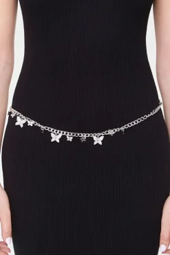 Butterfly Charm Chain Hip Belt