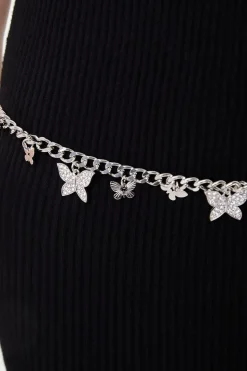 Butterfly Charm Chain Hip Belt