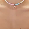 Butterfly Charm Choker Necklace
