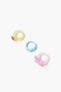 Butterfly Cocktail Ring Set