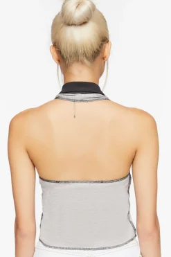 Butterfly Graphic Halter Top