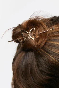 Butterfly Hair Slider Pin