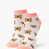 Butterfly Print Ankle Socks