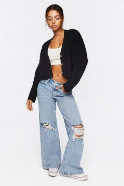 Cable Knit Cardigan Sweater