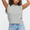 Cable Knit Sweater Vest