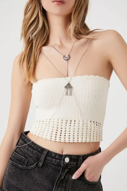 Caged Geo Fringe Body Chain