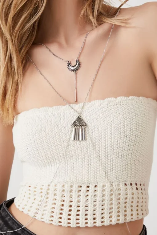 Caged Geo Fringe Body Chain