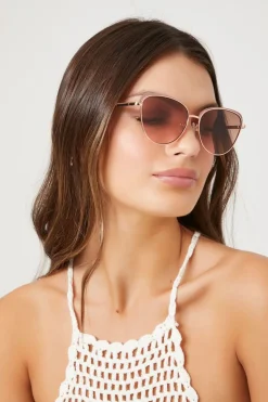 Cat-Eye Frame Sunglasses