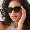 Cat-Eye Frame Sunglasses