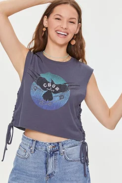 Cbgb & Omfug Graphic Muscle Tee