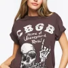 Cbgb Skull Graphic Tee