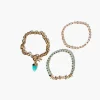 Chain & Beaded Bracelet Set