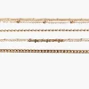 Chain & Cross Bracelet Set