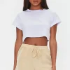 Chambray Drawstring Shorts