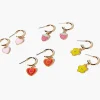 Charm Hoop Earring Set