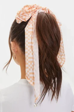 Checkered Bow Headwrap