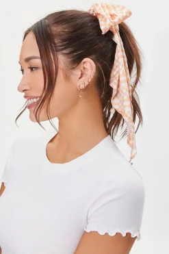 Checkered Bow Headwrap