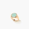 Checkered Cocktail Ring