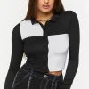 Checkered Cropped Shirt