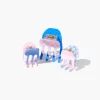 Checkered Hair Claw Clip Set