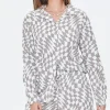 Checkered Print Shirt & Shorts Set