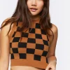 Checkered Sweater Vest