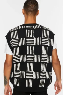 Checkered Sweater Vest