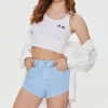 Cheeky Denim Shorts