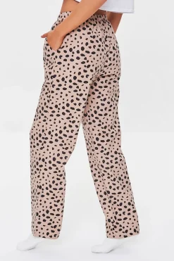 Cheetah Flannel Pajama Pants