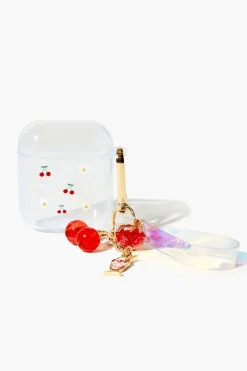Cherry Charm Earbuds Holder