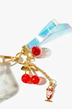 Cherry Charm Earbuds Holder