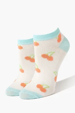 Cherry Print Ankle Socks