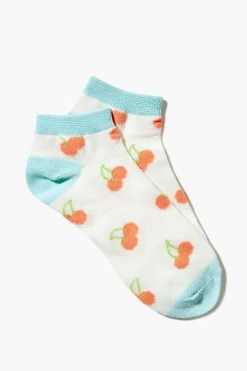 Cherry Print Ankle Socks