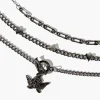 Cherub Pendant Layered Necklace