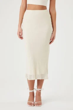 Chiffon Midi Skirt