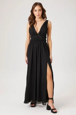 Chiffon Sleeveless Midi Dress